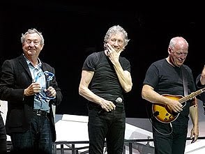 Roger waters david gilmour and nick mason may 13 2011 O2 arena