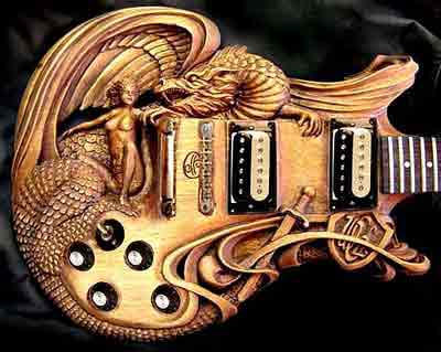 mid evil dragon guitar